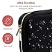 habe Makeup Brush Holder Travel Case, Makeup Brush Organizer Bag, 20 Brush Holders, Small, Compact, Fits Long and Thick Brushes, Cosmetic Bags for Women, 100% Cruelty-Free, Free Makeup Sponge Included