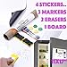 Dry Erase White Board Set / Magnetic Dry-Erase Board for Fridge(17x11