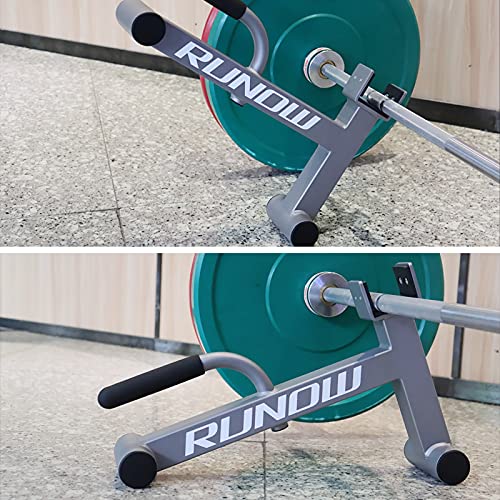 RUNOW Mini Deadlift Jack, Barbell JackPortable Deadlift Bar Jack Designed for Easy Loading