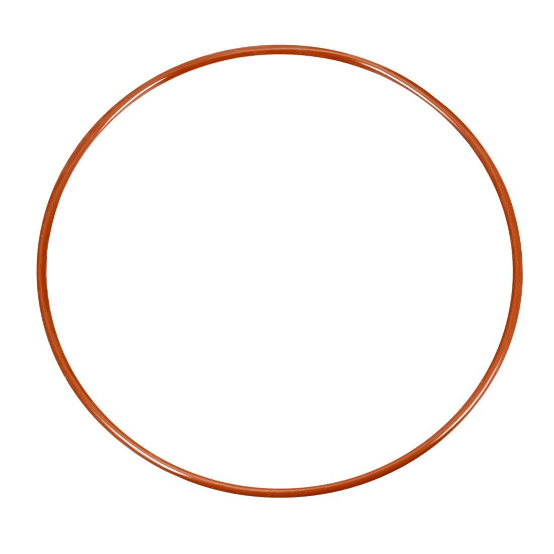 sourcingmap Silicone O-Ring, 125mm OD, 118.8mm ID, 3.1mm Width, VMQ Seal Rings Gasket, Red, 118.8mmx125mmx3.1mm