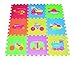Transportation Puzzles Play Mat 9-tile EVA Foam Rainbow Floor by Poco Divo