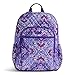 Vera Bradley Women's Cotton Campus Backpack, Lilac Tapestry, One Size