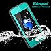 FITFORT iPhone 8 Case Waterproof,IP 68 Certified Extreme Durable Shock Resistant Full Body with Built-in Screen Protector Cover Compatible with iPhone 7 (4.7”)-Blue