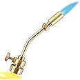 IDEALFLAME Propane Torch Head, Manual Start Basic Brass Torch Nozzle Blow Torch Tip for Soldering, Welding, Thawing, Brazing and Cooking (Torch Only)