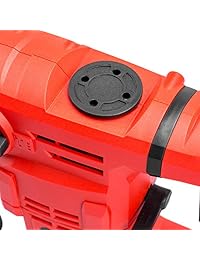 MPT SDS plus   Taladro giratorio de 13,6 Amp, 3 funciones y mango de agarre suave, incluye 3 brocas, punta y cincel plano con funda