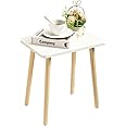 FORAOFUR Side Table, Small End Table Accent Table Living Room Bedroom Balcony Office, Modern Side Table Bedside Table Home Decor, Small Table for Small Spaces, Small Coffee Table, Easy Assembly