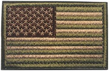 ShowPlus US Flag Patch American USA Flag Military Tactical Uniform Emblem Patches