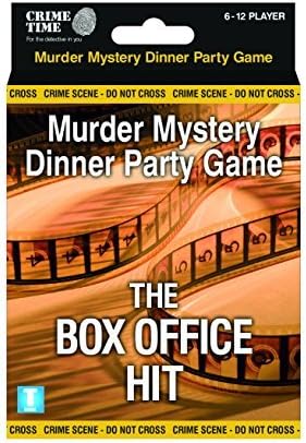 Crime Time The Box Office Hit - Murder mystery gift box - downloadable game for 6,8,10 or 12 players