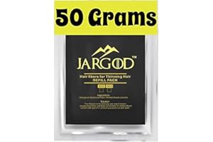 Hair Building fibers (Dark Brown) 50 Grams Jargod- Refill Your Existing Fiber Bottle - Hair Loss Concealer For Thinning Hair
