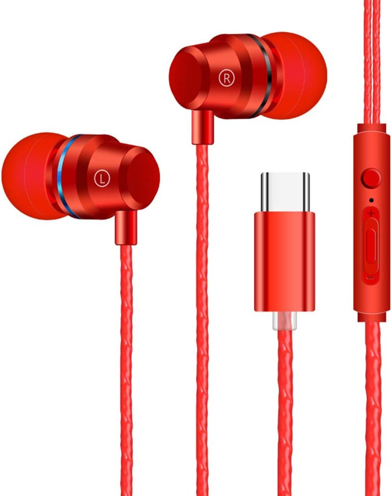 usb c headphones with microphone