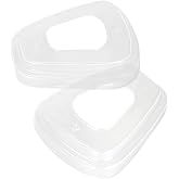 10 Pcs 501 Spray Paint Mask Filter Cover Replacement Pack | This set of 10 spare filter covers works with 5N11 filters and 6000 7000 respirator series assemblies