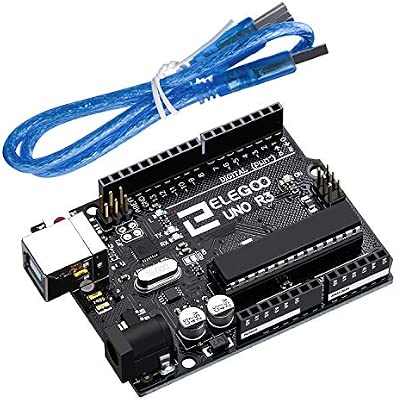 Elegoo Uno R3 Board Atmega328p Atmega16u2 With Usb Cable Compatible With Arduino Ide Projects Rohs Compliant