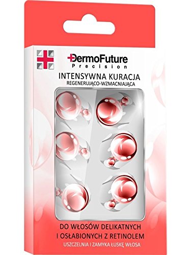 Dermofuture Haarkur Retinol Ampullen Regeneration und Stärkung 6x2 ml von Dermofuture