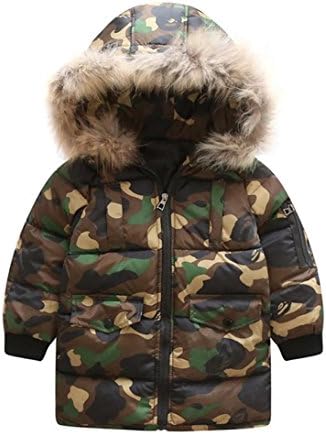 Kids Coat, Hot Sale New Christmas Lovely Cut Fashion Kids Coat Boys Girls Thick Coat Padded Winter Jacket Clothes by Neartime (Camouflage, 3T-4T)