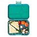 YUMBOX TAPAS Larger Size (Antibes Blue, Flamingo Tray) Leakproof Bento lunch box for Adults, Teens & Pre-teens