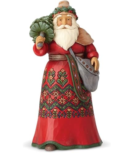 Amazon.com: Enesco Jim Shore Heartwood Creek Santa Walking with