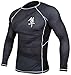 Hayabusa Metaru 47 Silver Rashguard Long Sleeve Shirt