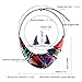 Hamer Women's Multi-color Crystal Choker Statement Necklace and Earrings Sets Pendant Jewelry