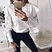 TOPUNDER 2018 Ruffle Long Sleeve T Shirt for Women Lace Crewneck Top Loose Blouse Evening