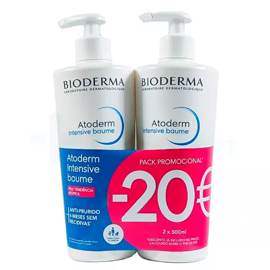 Bioderma Atoderm Intensive Ultra-Soothing Balm 2 x 500ml