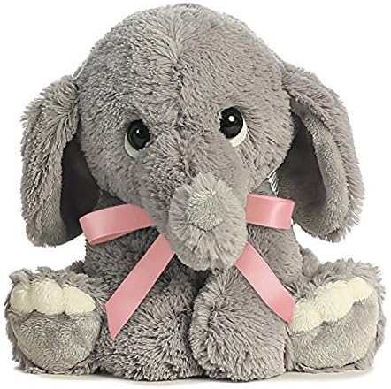Ellas Bundle of Joy Lil Benny Phant Plush - Grey Elephant with Pink Ribbon by Lil Benny Phant