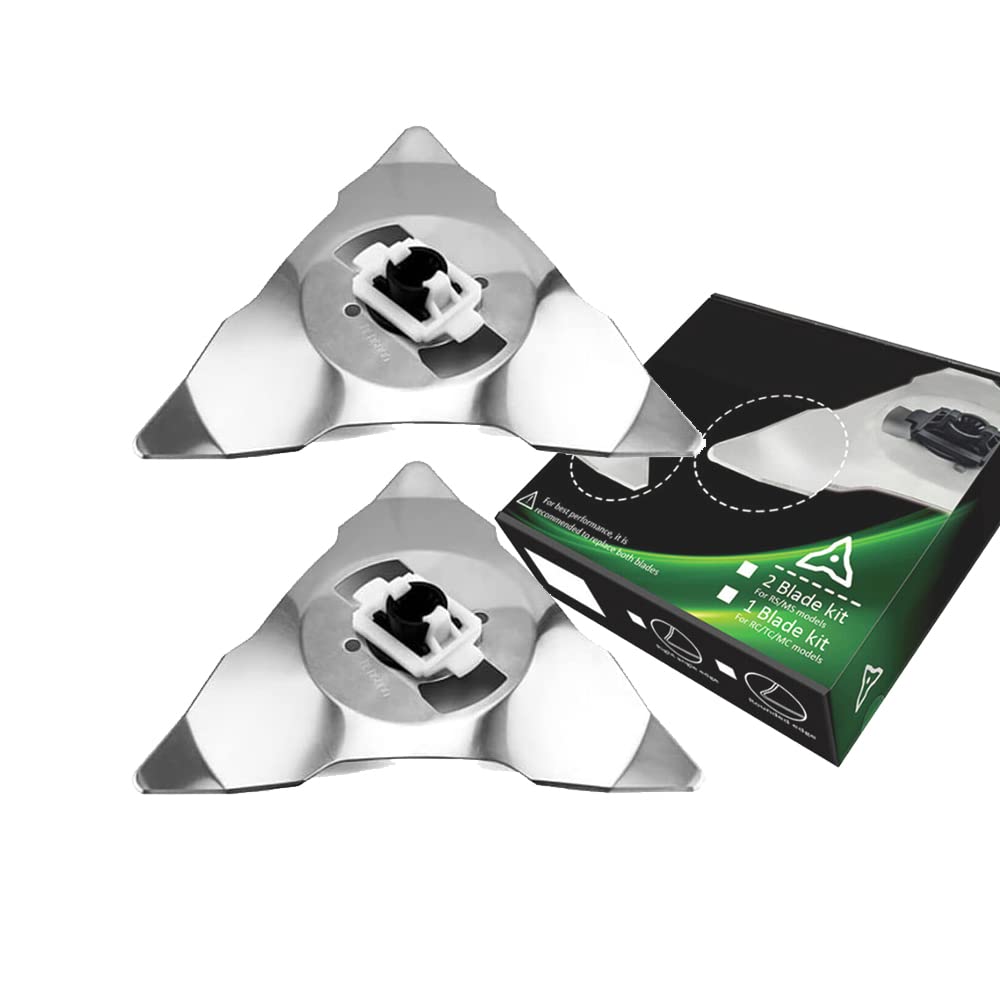 2 x Replacement Blades Cutting Blades for Robomow RS RC MS Series Models Lawnmower Lawn Robot Stainless Steel Replacement Blades Lawn Trimmer