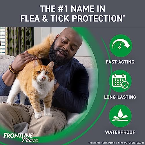 FRONTLINE Plus Flea and Tick Treatment for Cats Over 1.5 lbs., 8 Treatments Pricepulse