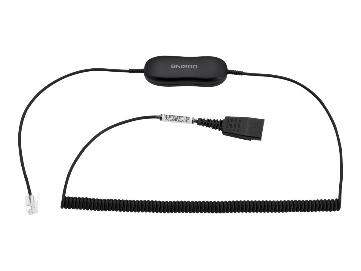 Jabra Standard Headset Cable Black (88011-102)