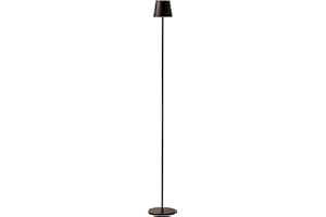 O'BRIGHT O’Bright Sandy- Cordless LED Floor Lamp for Outdoor/Indoor, Rechargeable, Water Resistant, Dimmable, Carry Light, Adjustable Height Stand Lamp for Patio, Living Room, Bedside, Table Night Lamp, Black