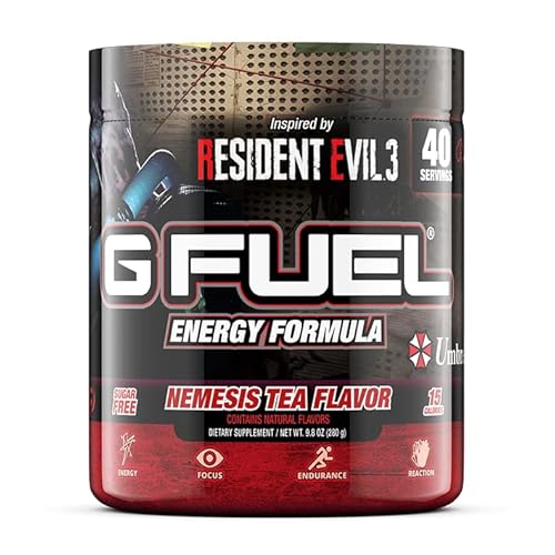 G Fuel Resident Evil Remastered Energy Powder inspired by