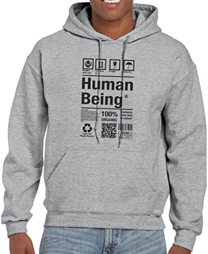 Shirtshub Human Being 100% Organic Label Hoodie Sweat Pullover