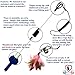 Pet Fit For Life 3 Piece Dual Rod Feather Teaser and Exerciser with a Slithering Snake for Kitten and Cats - Cat Toy Interactive Cat Wand