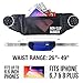 Peak Gear Waist Pack and Water Bottle Belt - Improved Belt Strap - Hydration Fanny Pack for Jogging, Walking or Hiking | Blue