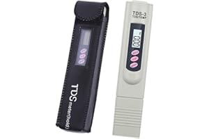 Eyech LCD Digital TDS-3 Meter, TDS/Temp Water Tester Portable Pen Water Quality Monitor for Drinking Water, Aquarium, Swimmin