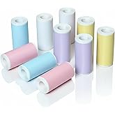 10 Pack Colorful Sticker Maker Refills Compatible with Hello Blink – DIY Sticker Paper for Kids Crafts, Scrapbooking, Journaling & Creative Art Projects