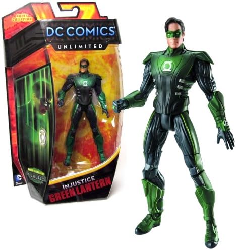 Mattel Year 2013 DC Comics Unlimited Series 6-1/2 Inch Tall Action Figure Set - INJUSTICE GREEN LANTERN (Hal Jordan)
