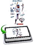 Justin Turner Los Angeles Dodgers Edible Image Cake