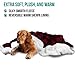 PetAmi Dog Blanket, Sherpa Dog Blanket | Plush, Reversible, Warm Pet Blanket for Dog Bed, Couch, Sofa, Car (Checker Red, 60×80 Inches)thumb 2
