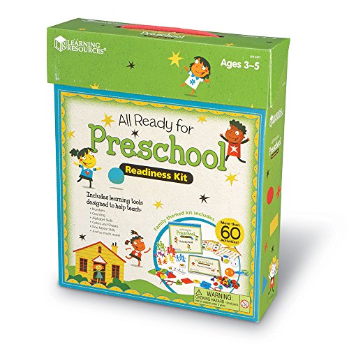 Learning Resources LER3477  All Ready For Preschool Readiness Kit