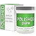 Polished All-Natural Jewelry Cleaner, Professional Clean in 2-Minutes! No Ammonia Jewelry Cleaning Solution, Brush + Tray | Made in USA, Safe on Skin + Diamond Ring, Sapphire + Gold Jewelry Cleaners
