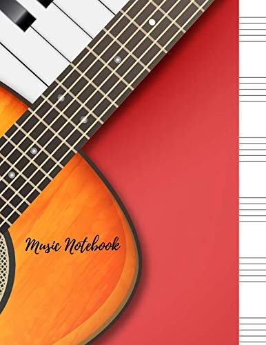 Music Notebook: Large 500 Pages, 12 staves manuscript paper by Musician's Friend