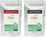 It's Pure Organic Henna 100g & Indigo 100g Hair Colour Dye - Chemical Free view 1