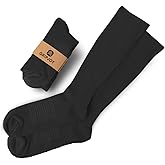 Gripjoy Compression Socks with Grips, 15-20mmHg, Support & Stability for Circulation, Travel, Pregnancy, Nurses