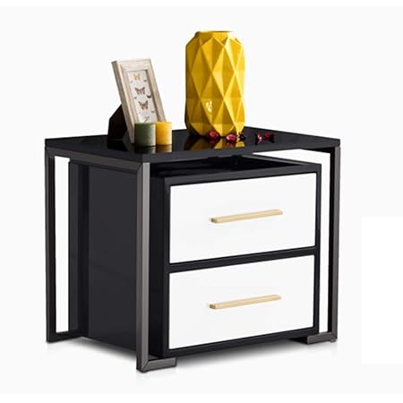 Bedside Tables Living Room Sofa Side Cabinet Metal Light Luxury