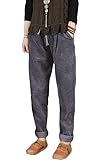 Minibee Women's Casual Corduroy Pants Comfy Pull on