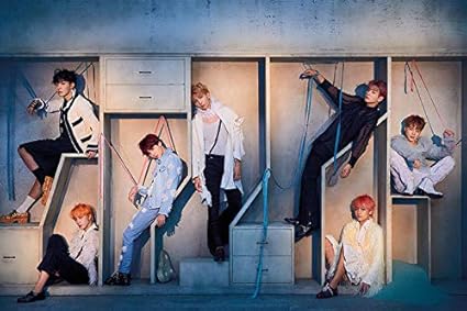 Bts Love Yourself Answer Group Photo Version L Poster By Khalilahamer Redbubble