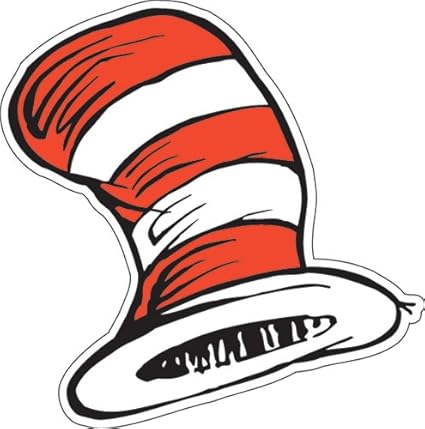 Amazon Com Eureka Dr Seuss The Cat In The Hat Paper Cut Outs For