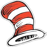 Eureka The Cat in the Hat 5-Inch Paper Cut Out Hats, Package of 36 (841300)