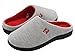 RockDove Two-Tone House Slippers for Women, Memory Foam Footbed w/ Indoor Outdoor Sole 7-8 B(M) US