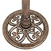 ZENY Outdoor Garden Bird Bath 28Inch Weather Resistant Polyresin Birdbath, Bronze